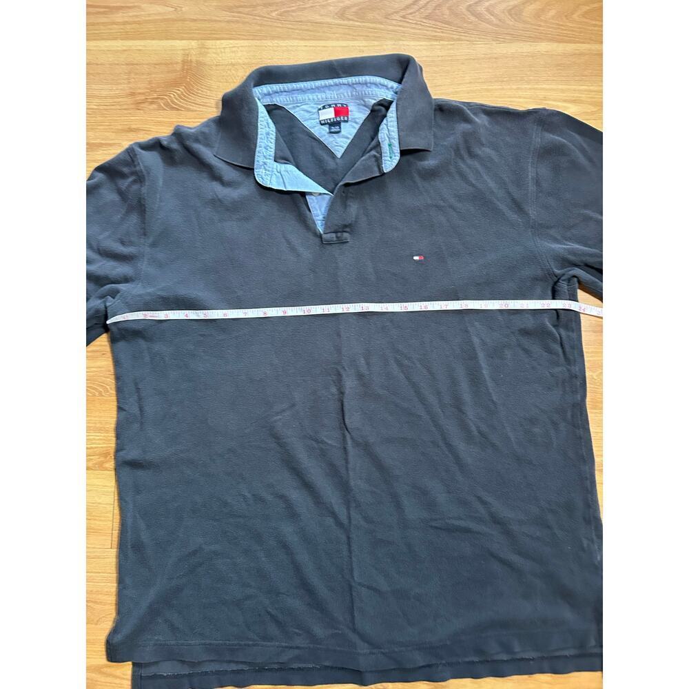 Tommy Hilfiger long-sleeved polo shirt Men’s XL Midnight Blue Classic Preppy - Picture 4 of 8